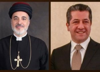 مه‌سرور بارزانی پیرۆزباهی ل پاتریاركێ سێیێ كر
