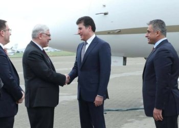 ب وێنه‌: نێچيرڤان بارزانى گه‌هشته‌ له‌نده‌ن