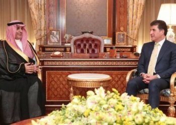 نێچیرڤان بارزانی پێشوازی ل بالیۆزێ عه‌ره‌بستانا سعوودیێ كر