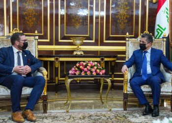 سەرۆکێ حکومەتا هەرێما کوردستانێ پێشوازی ل شانده‌کێ پەرلەمانتارێن سویدێ كر