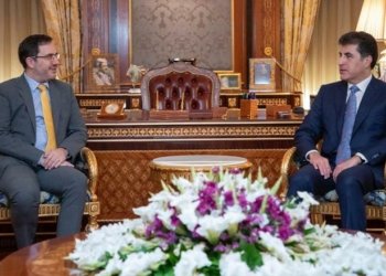 نێچیرڤان بارزانى پێشوازى ل “مارک برایسن ریچاردسن”، باڵیۆزێ بریتانیا ل عێراقێ کر