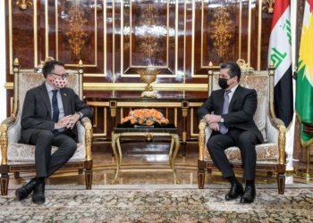 مەسرور بارزانی پێشوازی ل بالیوزێ کەنەدا ل عێراقێ كر