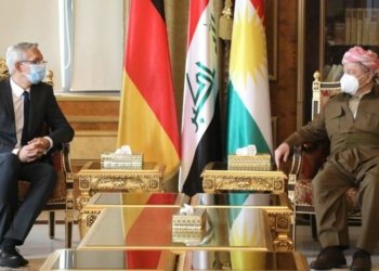 سه‌رۆك بارزانی پێشوازی ل بالیۆزێ نوو یێ ئه‌لمانییا ل عیراقێ كر