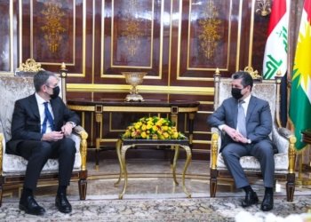 مەسرور بارزانی پێشوازی ل یوناس لۆڤێن بالیۆزێ نووێ سویدێ ل عێراقێ کر