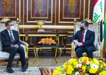 مه‌سرور بارزانى پێشوازی ل بالیوزێ هیندستانێ له عێراقێ كر