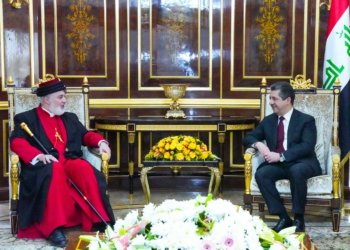 مه‌سرور بارزانى پێشوازی ل پاتریارکێ کەنیسەیا ڕۆژهەڵاتا ئاشووری كر