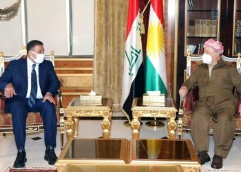 سەرۆك بارزانی پێشوازی ل سەرۆكێ هه‌فپه‌یمانییا عەزم كر