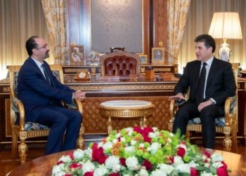 نێچیرڤان بارزانى پێشوازى ل كونسۆلێ ئوردنێ كر