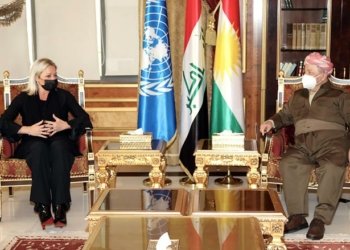 سەرۆک بارزانی پێشوازی ل جنین پلاسخارت كر