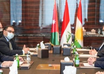 مه‌سرور بارزانی و جێگرێ سه‌رۆكوه‌زیرێن ئوردن كۆمبوون