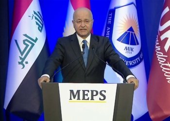 بەرهەم سالح: ل ئێراقێ قەیرانا حکومرانیێ هەیە و پێدڤیه‌ دەستوور ئاریشان چارەسەر بکه‌ت