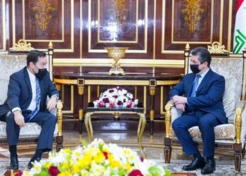 مەسرور بارزانی پێشوازی ل شانده‌کێ بلندێ بالیۆزخانا ئەمریکا كر