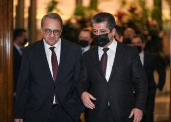 مه‌سرور بارزانى، پێشوازى ل نوونه‌رێ تایبه‌تێ سه‌رۆكێ روسیا بۆ كاروبارێن رۆژهه‌لاتا ناڤه‌راست و ئه‌فریقیا و جێگرێ وه‌زیرێ ده‌رڤه‌ كر