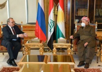 سه‌رۆك بارزانى پێشوازى ل میخاییل بۆگدانوڤ جێگرێ وه‌زیرێ ده‌رڤه‌یێ روسیا كر