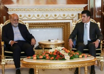 نێچیرڤان بارزانى، پێشوازى ل بایۆزى ئێرانێ کر