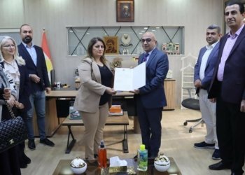 عائیشا شەوکەت بۆ جێگرا ڕێڤەبەرییا گشتی یا رەوشەنبیری و هونه‌رى