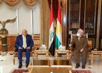 سه‌رۆك بارزانى پێشوازى ل پارێزگارێ سه‌لاحه‌دین كر