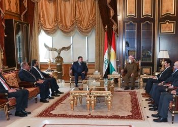 سەرۆک بارزانی و شاندێ هه‌ڤپەیمانییا تەقەدوم و عەزم پێکئینانا حکومەتا نوو یا عیراقێ گوتۆبێژ كرن