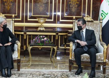 مه‌سرور بارزانى، پێشوازى ل نوونەرا تایبەتا سکرتێرێ گشتیێ نەتەوەێن ئێكگرتى کر