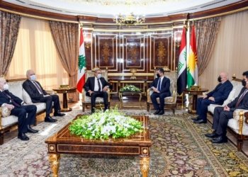 مەسرور بارزانی پێشوازی ل وه‌زیرێ داد یێ لوبنانی كر