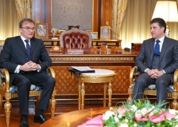 سه‌رۆكێ هه‌رێما كوردستانێ پێشوازى ل باليۆزێ سويسرا كر