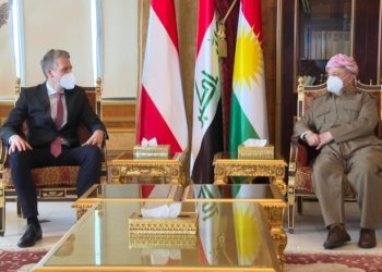 سه‌رۆك بارزانی پێشوازی ل شانده‌كێ وه‌زاره‌‌تا ده‌رڤه‌ یا نه‌مسا كر