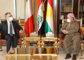 سه‌رۆك بارزانی پێشوازی ل بالیۆزێ ئیتالیا ل عیراقێ كر