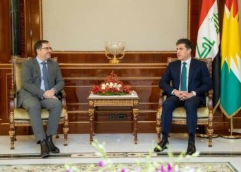 سه‌رۆكێ هه‌رێمێ و باليۆزێ بریتانیا ره‌وشا عیراقێ وهه‌رێمێ گۆتۆبێژكر