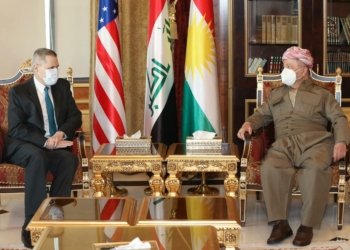 سەرۆك بارزانی پێشهاتێن نوی ل گه‌ل بالیۆزێ ئه‌مریكا گوتوبێژكرن