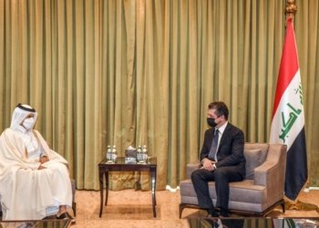 سه‌رۆكێ حكومه‌تا هه‌رێما كوردستانێ دگه‌ل وه‌زیرێ كاروبارێن ووزا قه‌ته‌ر كۆمبوو