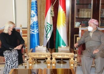 سه‌رۆك بارزانى و پلاسخارت داوى پێشهاتێن پڕۆسا سیاسی ل عیراقێ گۆتۆبێژكرن