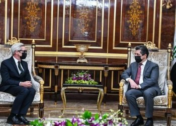 سەرۆکێ حکومەتا هەرێما کوردستانێ پێشوازی ل بالیۆزێ نەرویج ل ئۆردن و عێراقێ كر