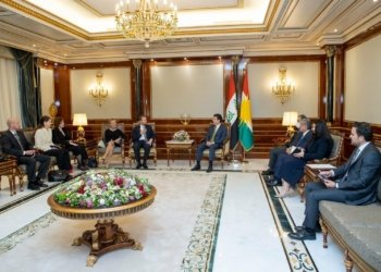 نێچیرڤان بارزانى و بالیۆزێ ئێكه‌تییا ئه‌ورۆپا هێرشێن مووشه‌كى یێن هه‌ولێرێ گۆتۆبێژكرن