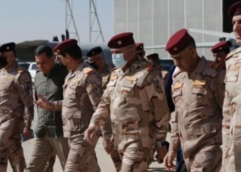 شانده‌كێ بلند یێ له‌شكه‌ری گه‌هشته‌ شنگالێ