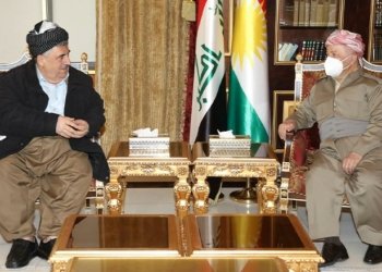 سەرۆك بارزانی پێشوازی ل سەرۆكێ پارتا سۆسیال دیموكراتا كوردستانێ كر