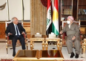 سەرۆک بارزانی پێشوازی ل سەرۆکێ دەزگەهێ ره‌وشه‌نبیری و راگەهاندنا مەدا کر