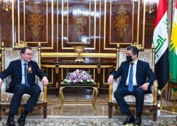 مەسرور بارزانی پێشوازی ل بالیۆزێ رووسییا ل عیراقێ كر