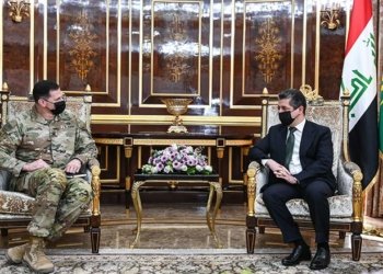 سەرۆکێ حکومەتا هەرێما کوردستانێ پێشوازی ل شانده‌كێ هێزێن هه‌ڤپەیمانان كر