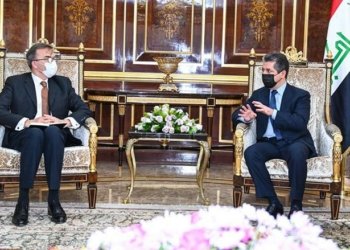 سه‌رۆكێ حكومه‌تا هه‌رێما كوردستانێ پێشوازى ل بالیۆزێ سویسرا ل عیراق و ئوردنێ كر