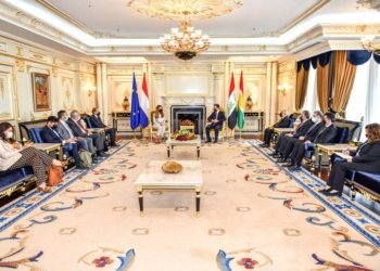 مه‌سرور بارزانى پێشوازى ل وه‌زیرا داد یا هۆله‌ندا كر