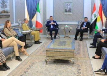 پارێزگارێ دهۆكێ پێشوازى ل كونسلێ ئیتالیا ل هه‌رێمێ كر