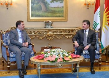 سه‌رۆكێ هه‌رێما كوردستانێ ره‌وشا شنگالێ د‌گه‌ل باليۆزێ به‌ريتانيا كوتوبێژكر