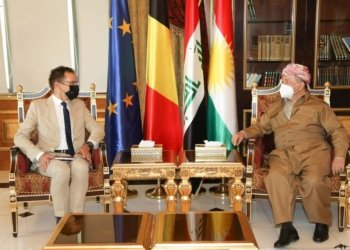 سەرۆك بارزانی پێشوازی ل بالیۆزێ بەلجیكا ل عێراقێ کر