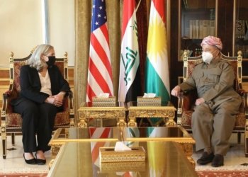 سه‌رۆك بارزانى پێشوازى ل بالیۆزا نوو یا ئه‌مریكا ل عیراقێ كر