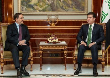 نێچیرڤان بارزانى پرسا كۆچ و كۆچبه‌ران دگه‌ل بالیۆزێ بریتانیا گوتوبێژ كر