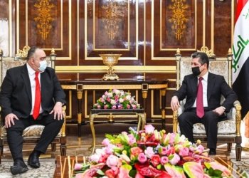 سه‌رۆكێ حكومه‌تا هه‌رێمێ پێشوازى ل بالیۆزێ نوو یێ رۆمانیا ل عیراقێ كر