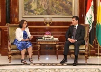 سه‌رۆكێ هه‌رێما كوردستانێ ل گه‌ل جێگرا وه‌زیرێ ده‌رڤه‌ یێ ئیتالیا كۆمبوو