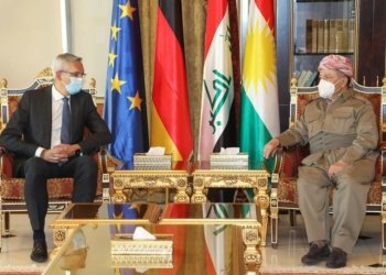 سەرۆک بارزانی پێشوازی ل بالیۆزێ ئەلمانیا ل عێراقێ كر