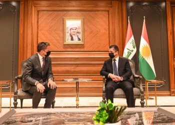 مه‌سرور بارزانی پێشوازی ل کونسولێ گشتی یێ ئەمریکا ل ھەولێرێ كر