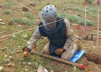 زه‌ڤیه‌كا مینرێژكرى ل ناحیا مانگێش هاته‌ پاقژکرن